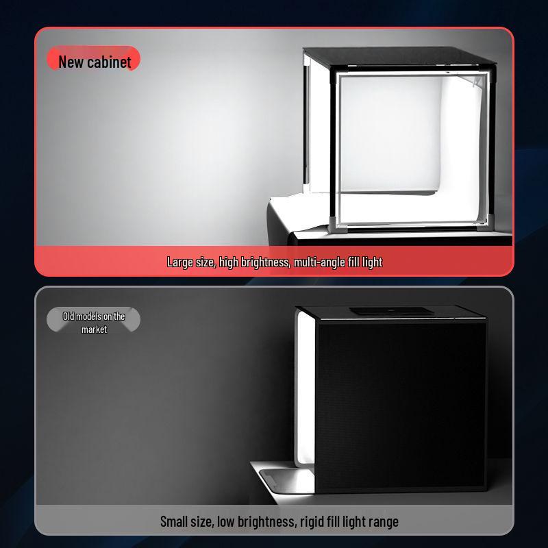 Portable LED Photo Studio Tent with Fill Light for Jewelry