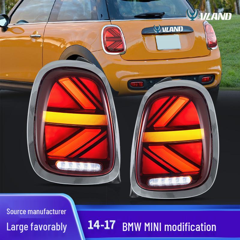 

Светодиодный задний фонарь в сборе для 2014-2019 BMW Mini MINI F55/F56 - Указатель поворота и стоп-сигнал Light Tea Black Trim