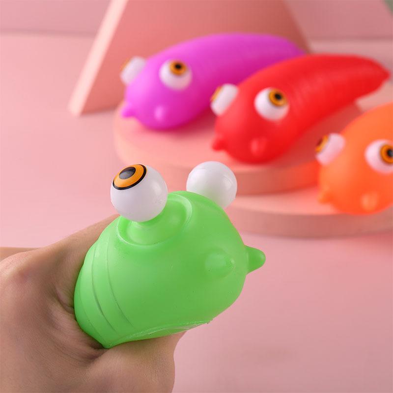 Soft Toy Animal Cute Anti-Stress Ball Tricky Caterpillar Vent Doll Toys Abraact Soft Sticky Squishi Stress Relief Funny Gift J87