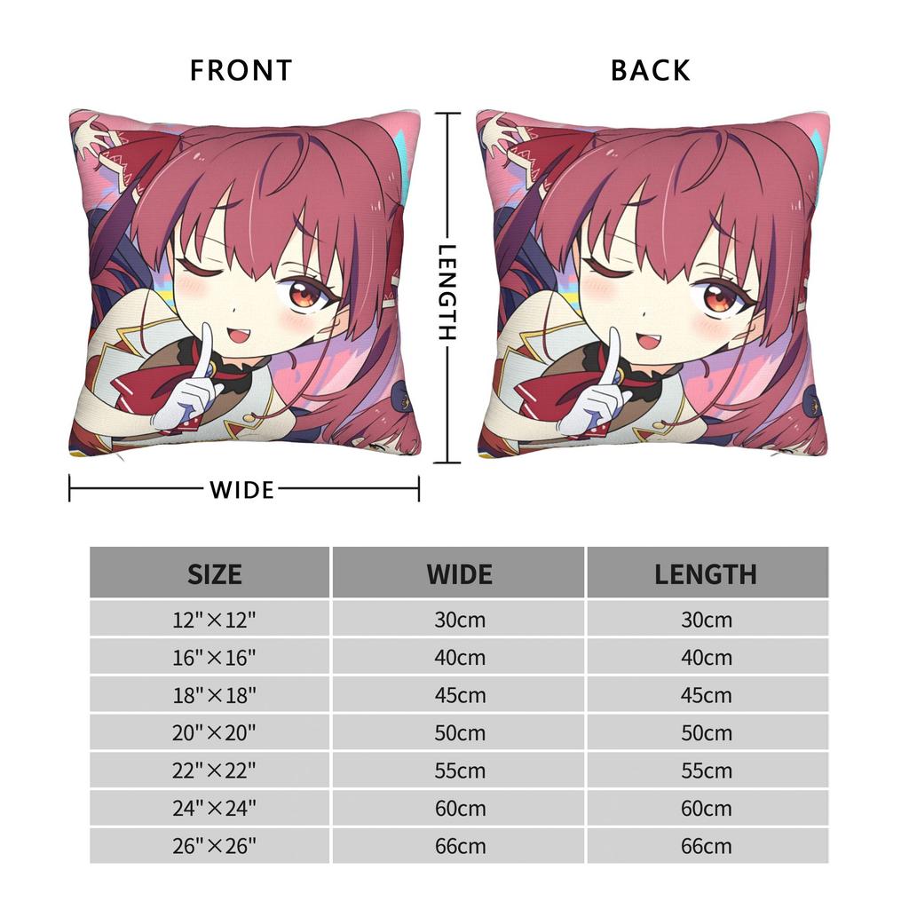 Hot Girl Kawaii Sakura Miko Pillow Case Vintage Pillow Cover Soft Pillowcases For Office Car Home Decor