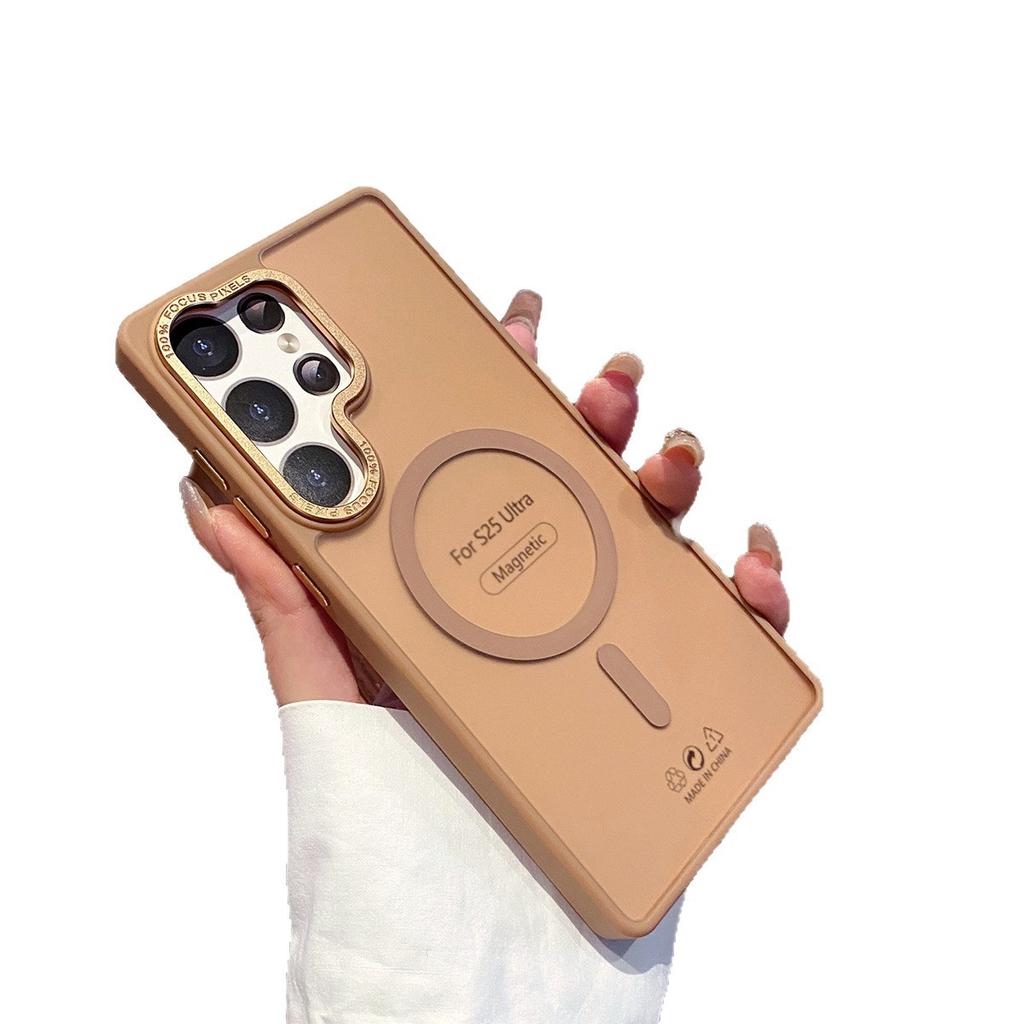 All Inclusive Hardware Linse Magnetische Handyhülle High-End Neu für Samsung S25Ultra Telefonschutzhülle Magnetische Saugkraft