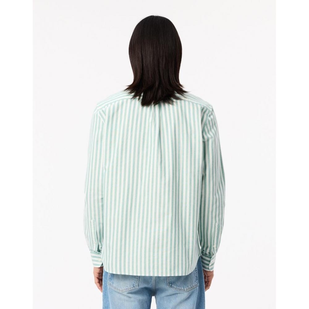 LacoSte Men S Oxford Stripe Shirt Ch7549 54n Jk1