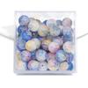 20Pcs Crystal Glass Beads Aurora Purple Loose Spacer Beads for Jewelry Making