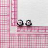 100pcs Cute 9mm Resin Mini Penguin Series Flat Back Stone Figurines DIY Wedding Scrapbook Accessories