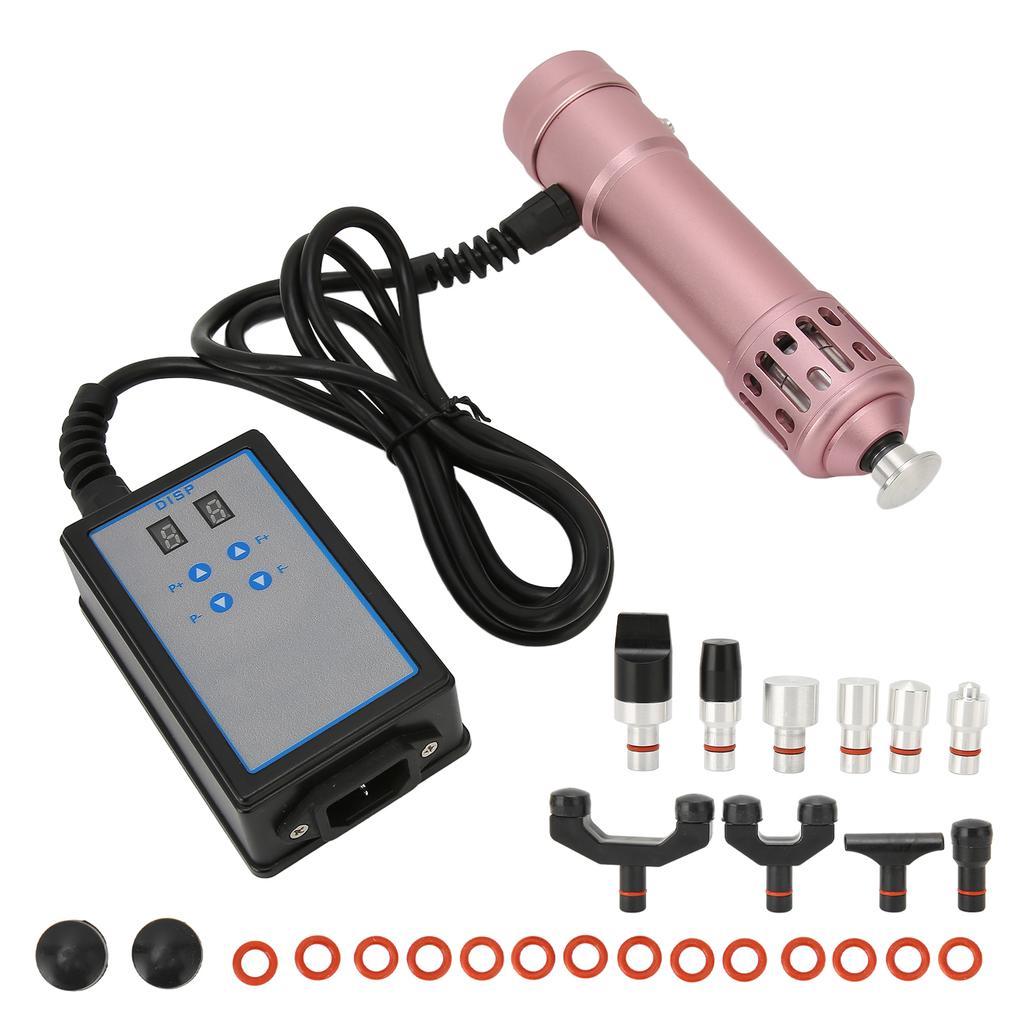 ED Shockwave Therapy Machine Adjustable Gears 11 Massage Heads Extracorporeal Treatment Device Rose