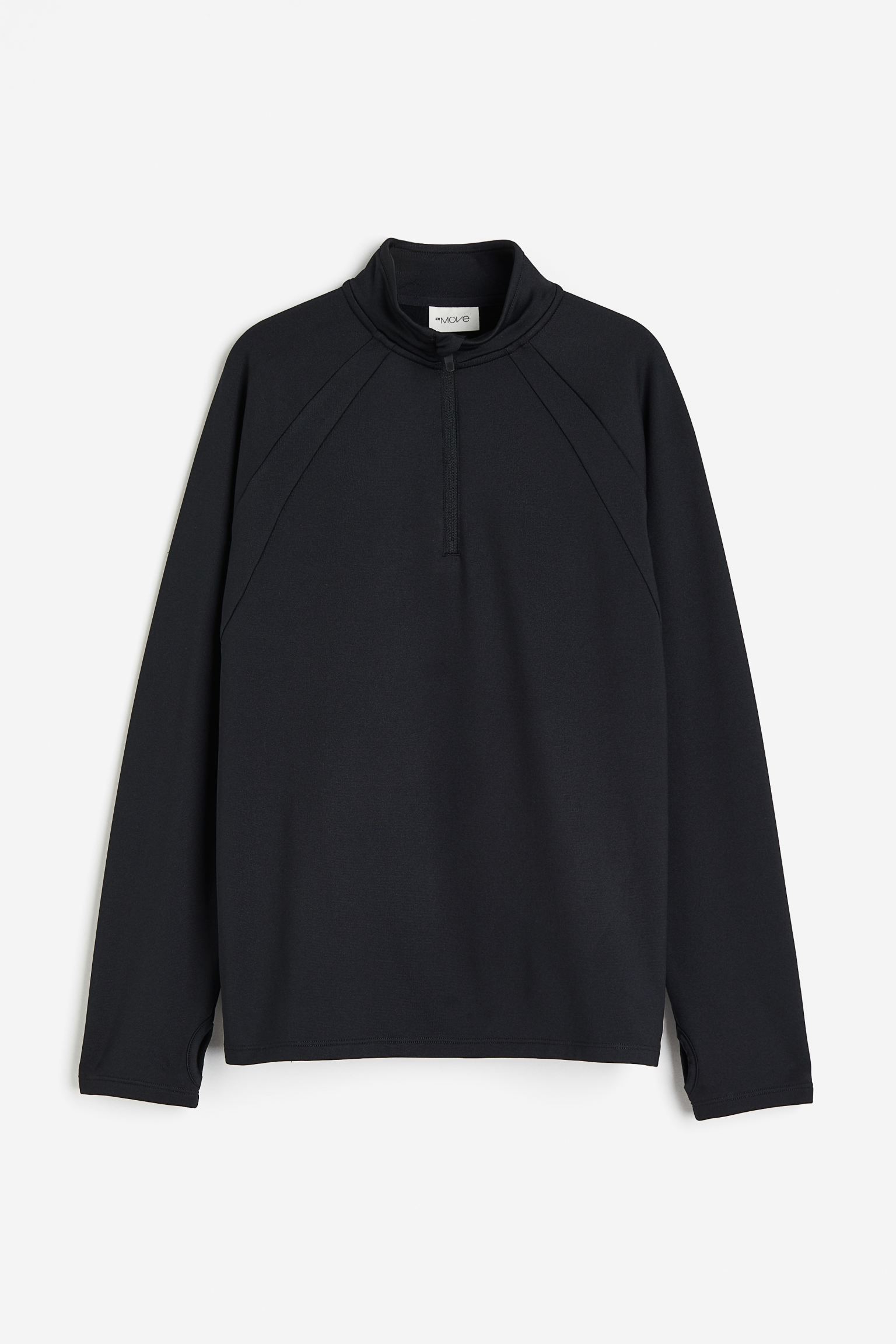

Warm zip-top sports top