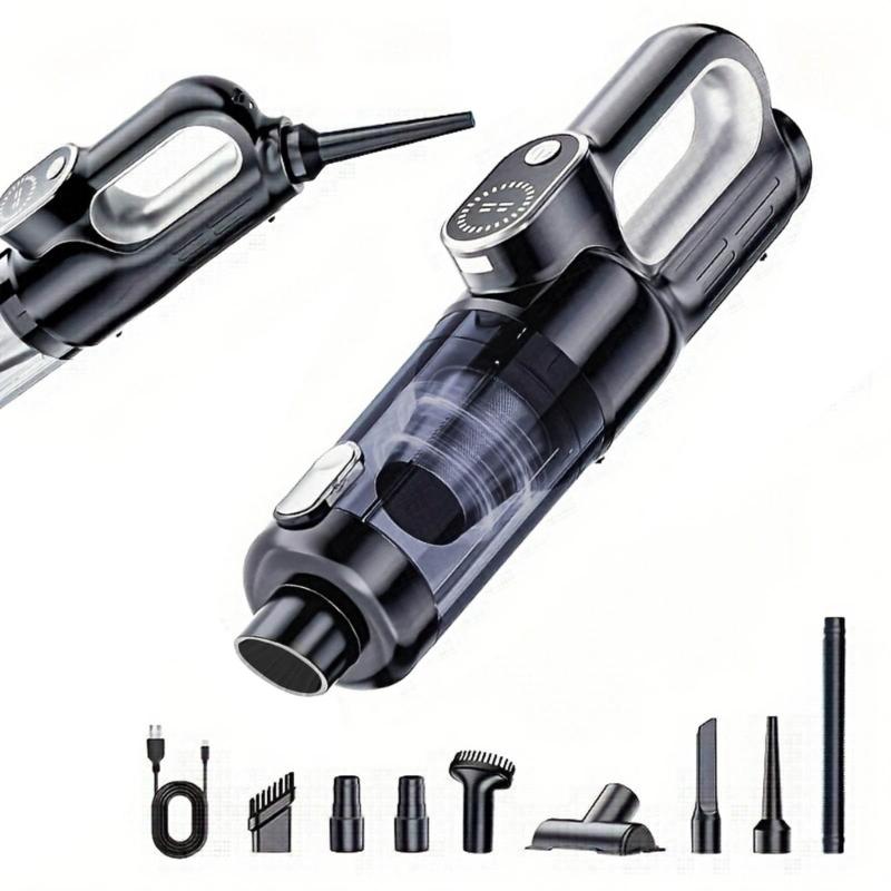 High Speed 65000RPM Brushless Motor Handheld Car Vacuum with HEPA Filtration 7800mAh Battery 3H Fast Charging for Car