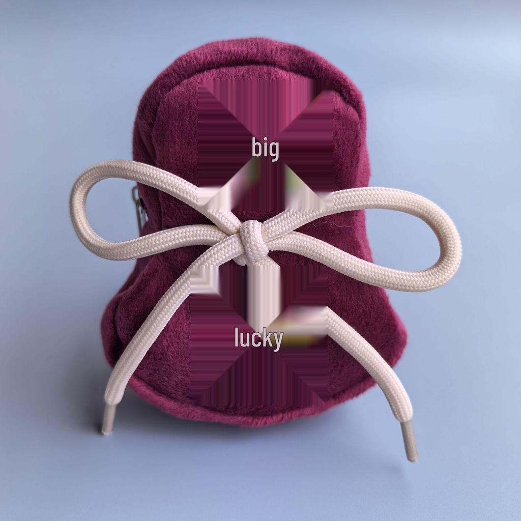 Căști Colorate & Pandantiv Portofel Monede Rucsac Mini cu Design Casă Ciupercă și Șnur pentru Telefon