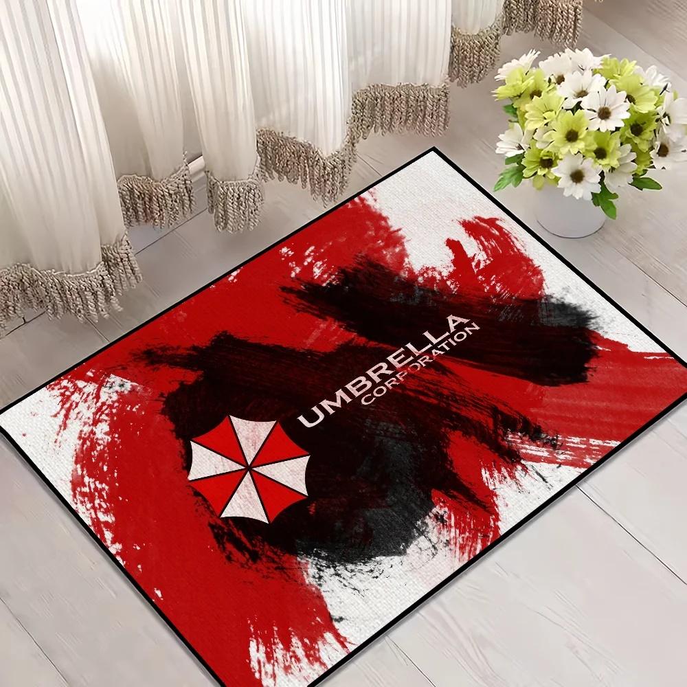 Game R-Resident Evil Door Mat for Bedroom Decoration Kitchen Bath Carpet House Super Absorbent Rug Foot Non-slip