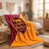 Coperta in Pile Tema AS Roma Morbida e Accogliente Coperta in Peluche per Camera da Letto Divano Viaggio