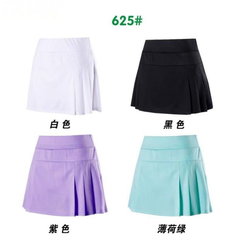 Womens Badminton Skort With Pleats Quick-Dry Sport Skirt Training Competition Team Wear