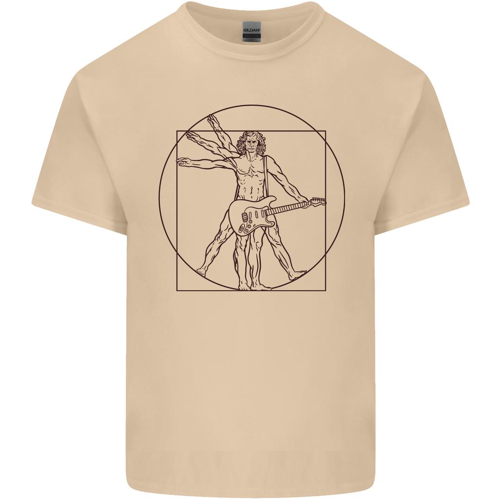 Guitar Vitruvian Unisex Guitarist Unisexs Light Cotton TShirt