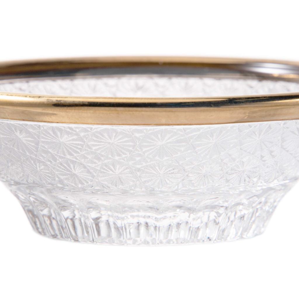 Aoyama Glass, Chiyoguchi (small sake cup/dish), approx. 7cm, Kiku (chrysanthemum) design, gold-plated, made in Japan, AMG-KM-K5G