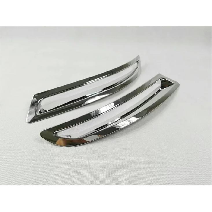 For Volkswagen VW Tiguan 2010 2011 2012 2013 - 2015 ABS Chrome Rear Foglight Cover Fog Light Frame Trims Car Styling Accessories