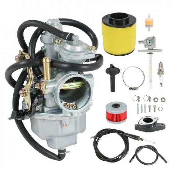 Carburetor Kit for Honda TRX250 Recon 1997-2001 TRX250TE TRX250TM 2002-2007 Inc