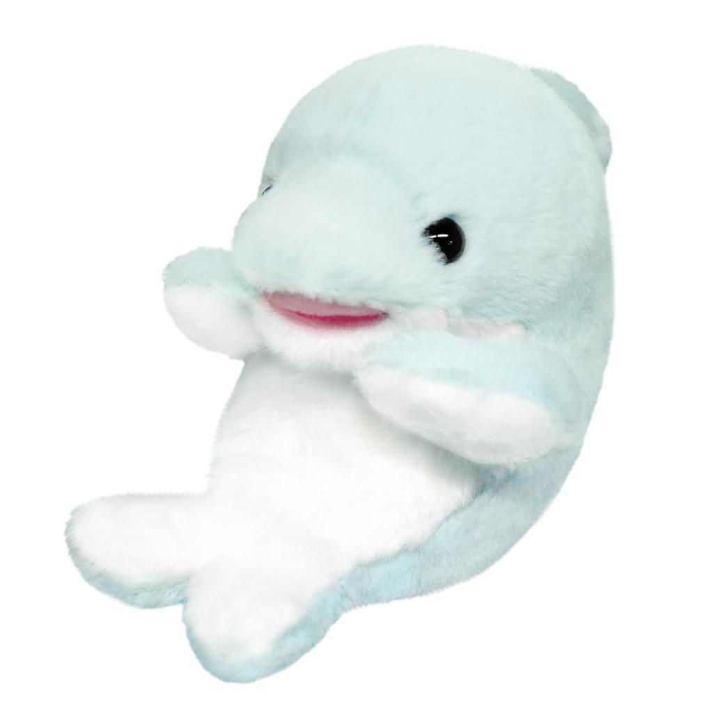 San-Ei Boeki Kyunkoro Dolphin W10×D12×H12cm Plush Toy