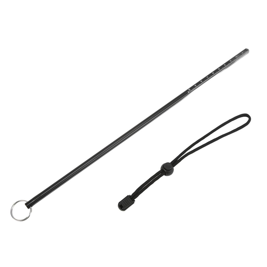 Tauchzeigestab Aluminiumlegierung 35cm Multifunktionale Unterwasserstange mit LanyardOrange