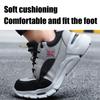 New Fashion Wear-resistant Labor Protection Shoes Men's Bag Steel Toe Anti-smash and Puncture Anti-puncture Safety Protection Work Shoes