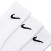 Nike Knee High Socks Unisex 6 Pack White Couple's SX7666-100