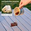 10Pcs Elastic Bound Disposable Table Cover Oil-Proof Table Protector Picnic Mat  Outdoor