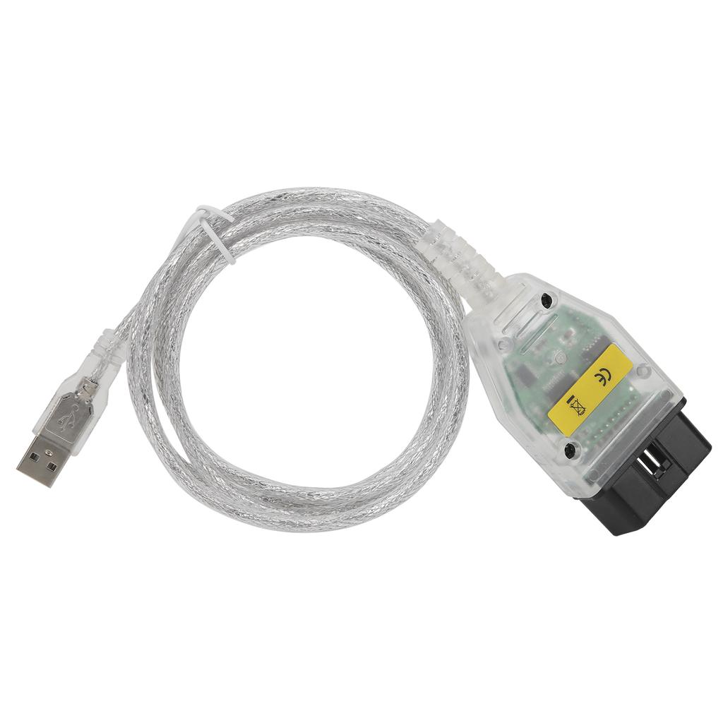 INPA Switch OBD2 Adapter Anslutningskabel med FT232RL Chip Autodiagnostikverktyg Vitt Skal Grön Kort för E-serien