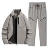 Unisex Fleece-Lined Softshell Rain Suit: Warm Winter Two-Piece Set