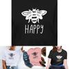 Women Graphic Bee Print T Shirts Cute Soft Loose Fit Summer Casual Tee Sizes S 5xl