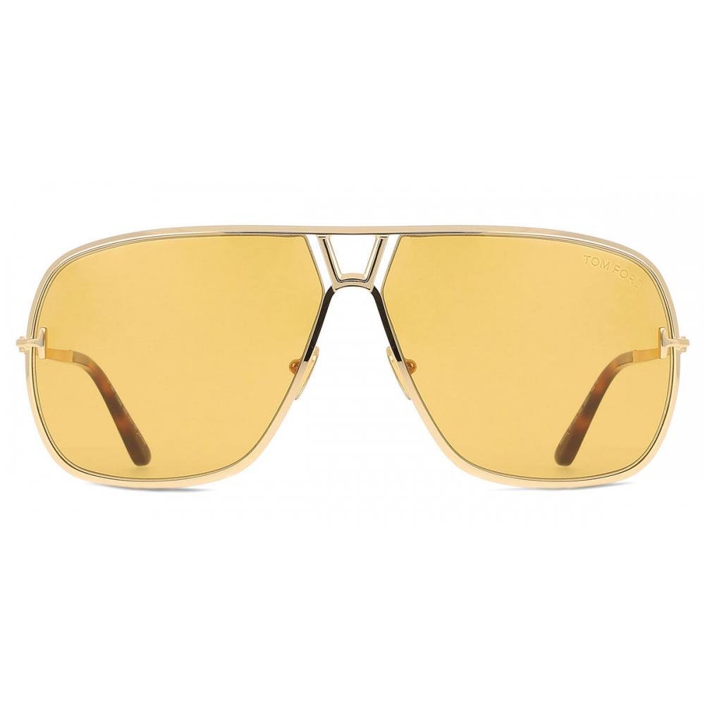 

Сонцезахисні окуляри для чоловіків Tom Ford Ft1204 Stavros 30e Shiny Deep Gold/63-11-140