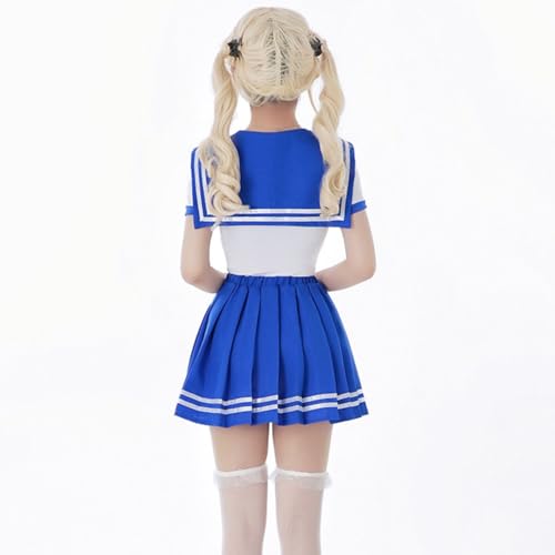 Milky Time Uniforme de marin Sailor Moon pour femmes, Cosplay d'Halloween (Taille L)