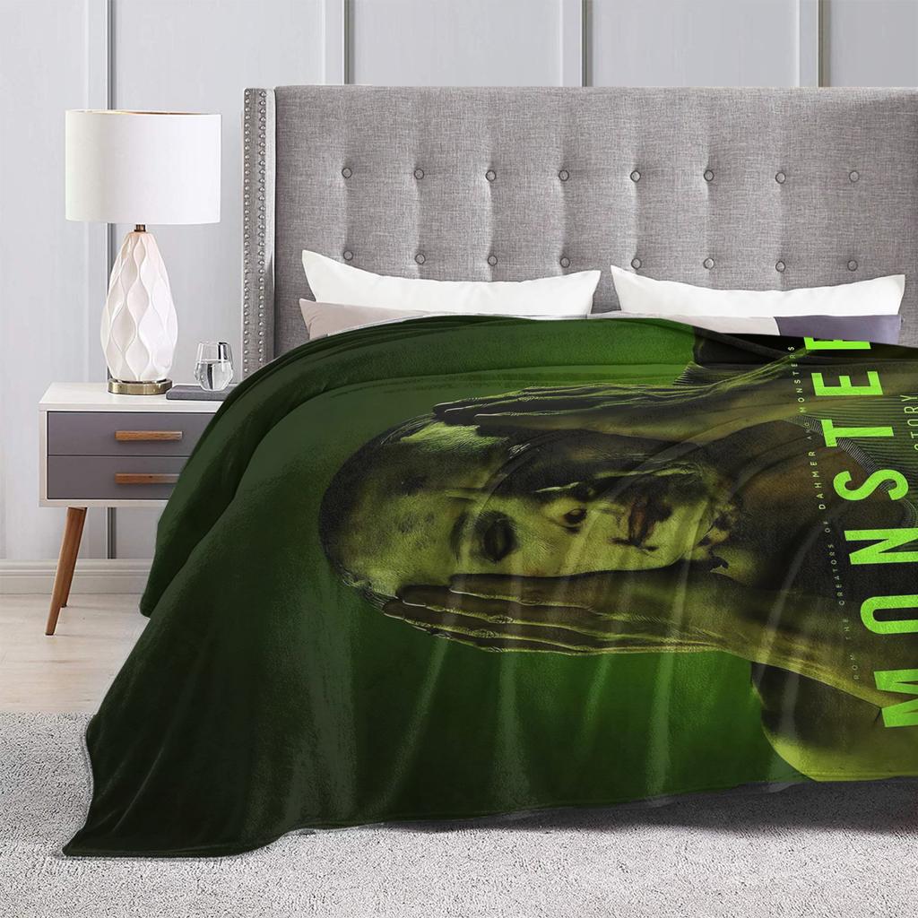 Super Warm Blanket Picnic Monster The Ed Gein Story Throw Blanket  Flannel Bedspread For Living Room Pattern Sofa Bed Cover
