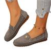 Women's Loafers Slip On Casual Flat Shoes Soft Suede Material Comfortable Sole Lightweight Design Suitable for Daily Wear