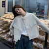 Women's Fashion Loose Fit Short Coat Spring Autumn Casual Motorcycle PU Leather Jacket
