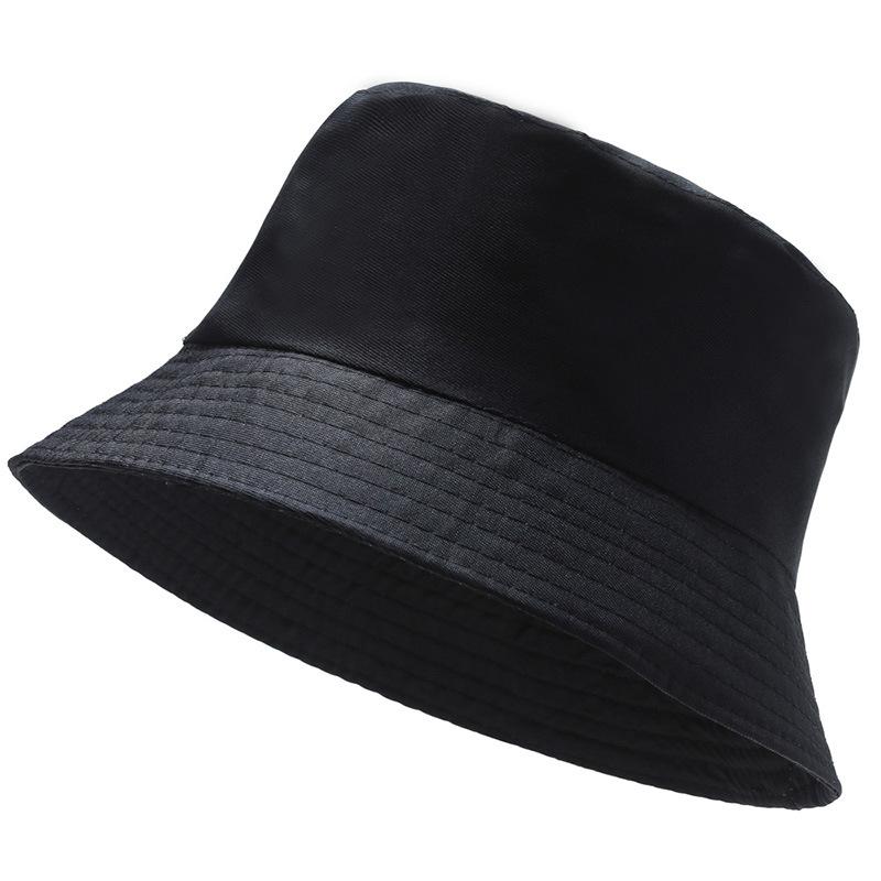 New spring and summer small fresh basin hat tide solid color bucket hat men's and women's outdoor travel visor tide version hat