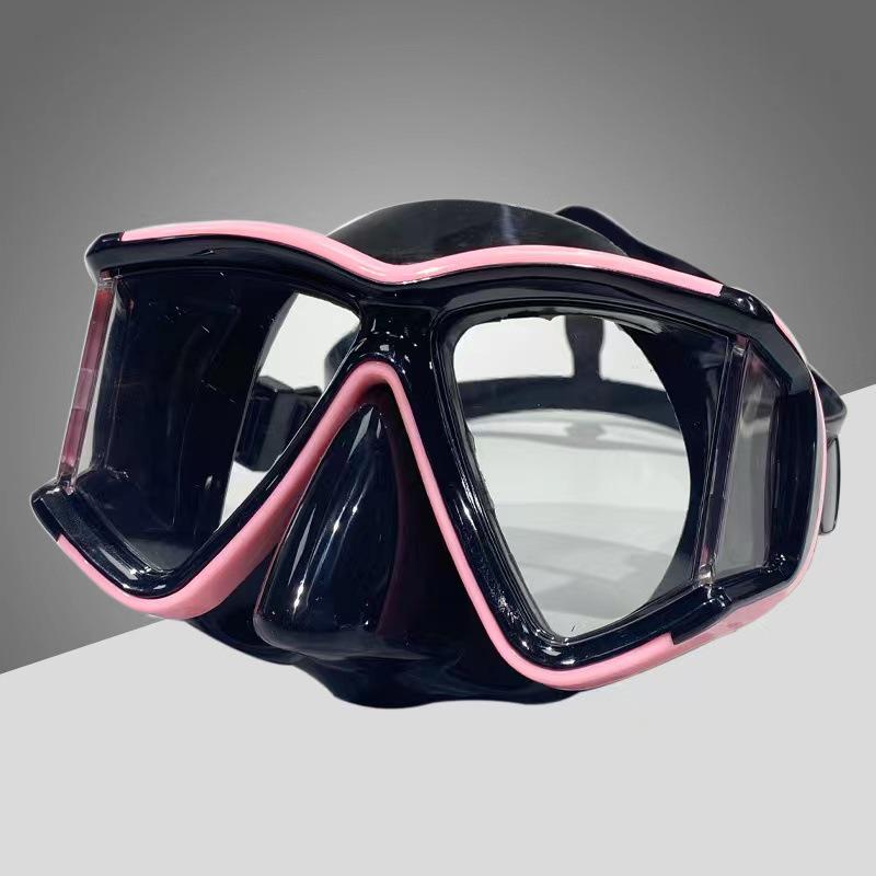 Full-Face Diving Mask & Snorkel Set for Adults – Transparent Silicone