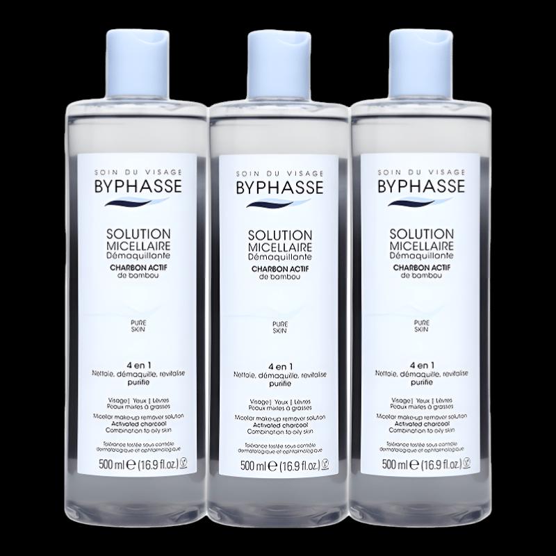 Byphasse Active Carbon Micellar Water (3 x 500ml)
