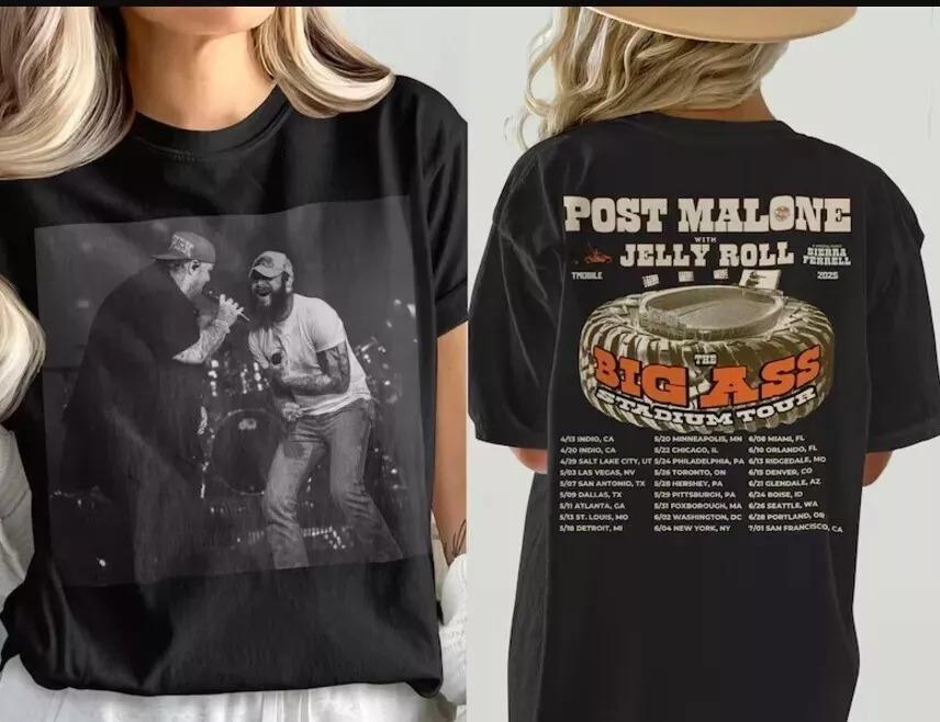 Post Malone, Тур Post Malone, Тур по стадионам, Тур Posty 2025, Jelly Roll 4XL