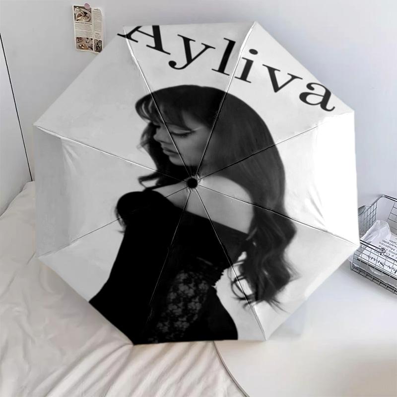 Elegant Fashion Portrait Automatic Umbrella - Suitable Travel Outdoor Portable Umbrella Birthday Gift Daily Essentials