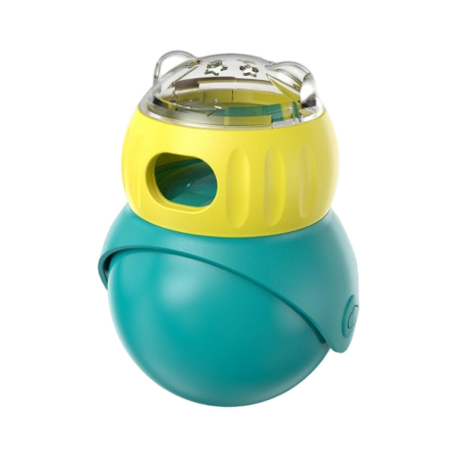 

Многоразовая кормушка-неваляшка для кошек и собак, головоломка с дозированием корма, игрушка для кошек и собак One Size