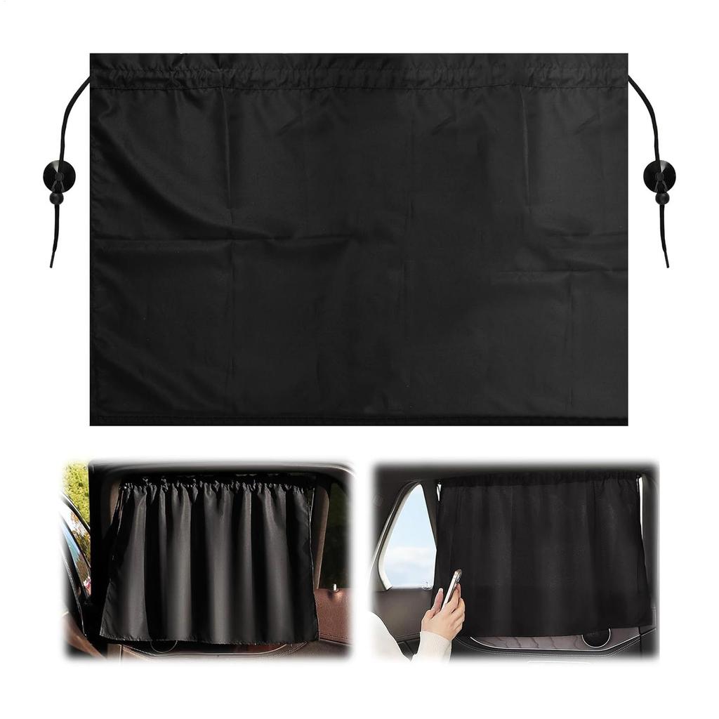 Car Curtains Suction Cup Blackout curtain Universal Sun Shade Cover Curtain Privacy Curtains UV Reflection Sunshade Protection