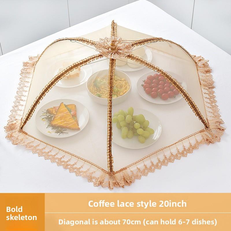 Multifunctional Household Kitchen Lace Vegetable Cover Food Cover Vegetable Cover Folding Dining Table Vegetable Cover Mesh Vegetable Cover