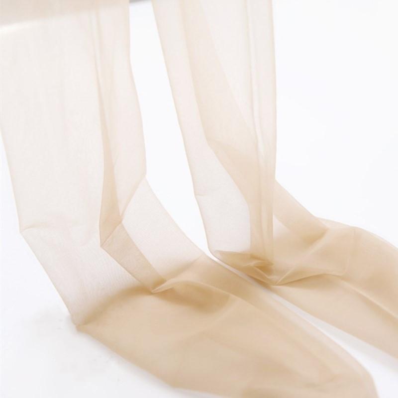 2Pairs Sets  0D Women Stockings Ultra-Thin Sexy Breathable Women'S Pantyhose Transparent Crotchless Stretchy Nylon Tights
