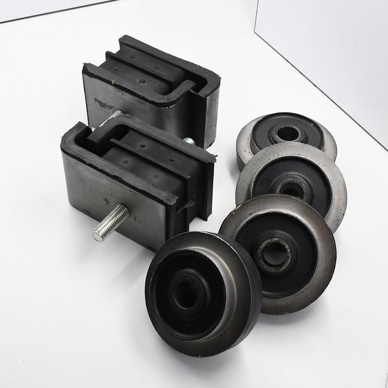 1 Set Engine Mounting Rubber Cushion Feet Bumper Compatible with Hitachi Excavator EX120-2