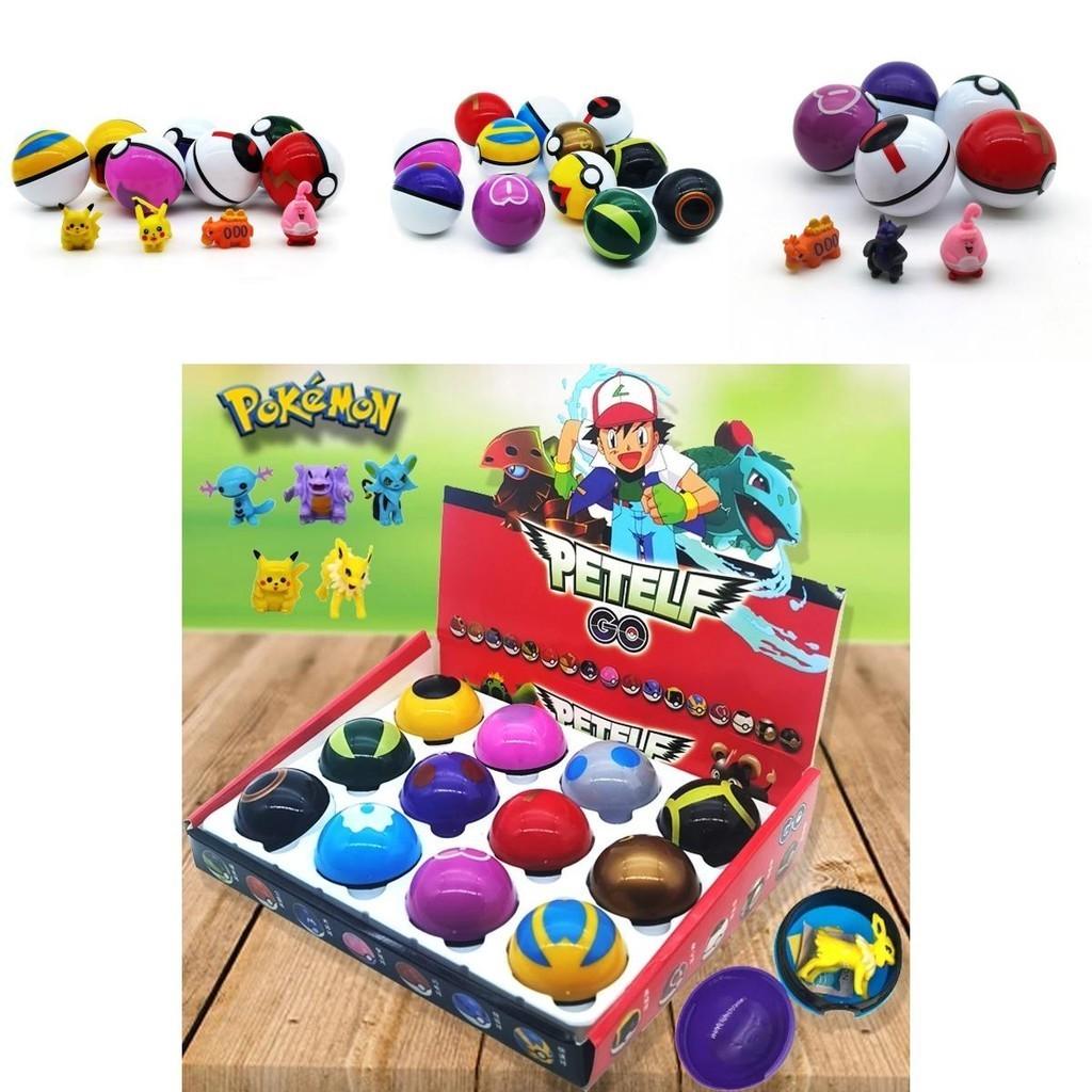 Exciting 12pcs Pokemon Go Pokeball Poke Ball Set For Kids Xmas Gift