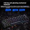 2025 New Mini 60% Gaming Keyboard, RGB Backlit 61 Key Ultra-Compact Keyboard,  Ergonomic Waterproof Mechanical Feeling Office