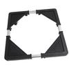 Adjustable Refrigerator Stand with 4 Locking Wheels Reduce Noise Furniture Dolly Mobile Roller for