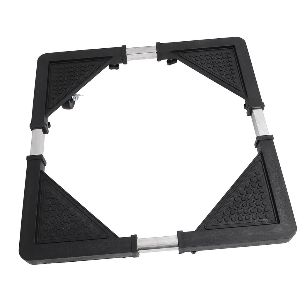 Adjustable Refrigerator Stand with 4 Locking Wheels Reduce Noise Furniture Dolly Mobile Roller for