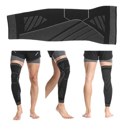 Full Leg Compression Sleeve Long Knee Brace Knee Support Pad for Women Men Volleyball Basketabll Cycling Running Sport