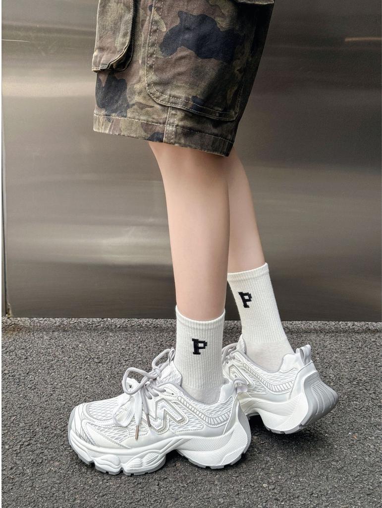 Dad-Schuhe Damen neue Herbst Netz cool vielseitige Plateau Damenschuhe super angesagte lässige Sportschuhe