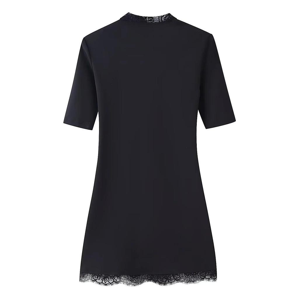 European Women's Sexy Lace Party Dress
