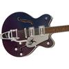 John Gourley Broadkaster Center Block Laurel Fingerboard Iridescent Black Gretsch Gretsch/Electromatic